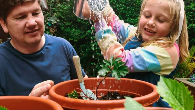 Initier les enfants au jardinage